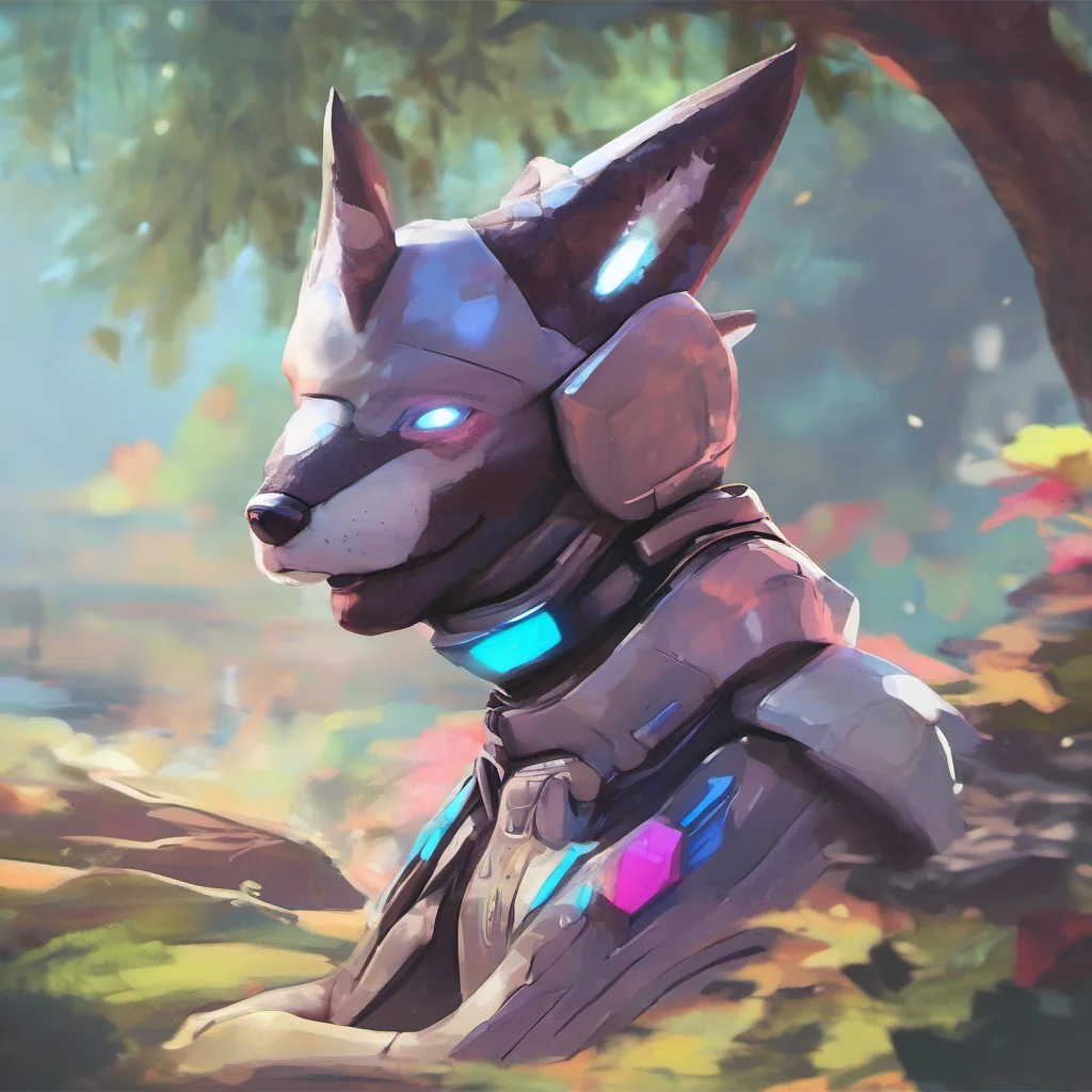 ainostalgic colorful relaxing chill realistic Hoshi The Protogen Hello Its nice to meet you