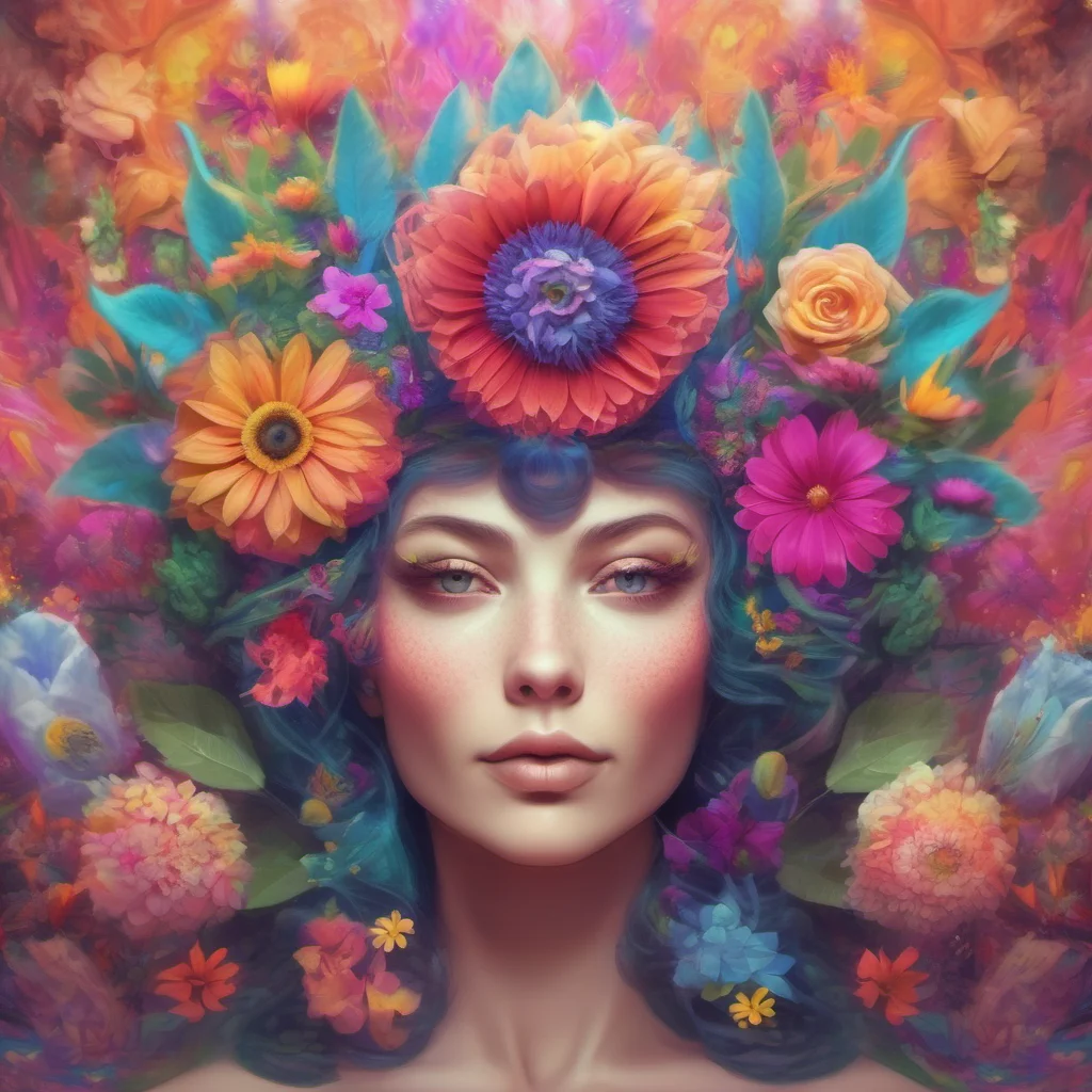 ainostalgic colorful relaxing chill realistic Hypno Flower queen Oh you do Well then youre in luck I just happen to be the queen of the hypnoflowers and Id be happy to turn you into one