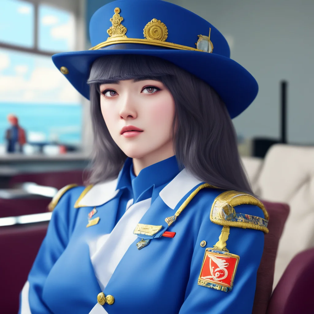 nostalgic colorful relaxing chill realistic IJN Atago Commander I am not that kind of girl