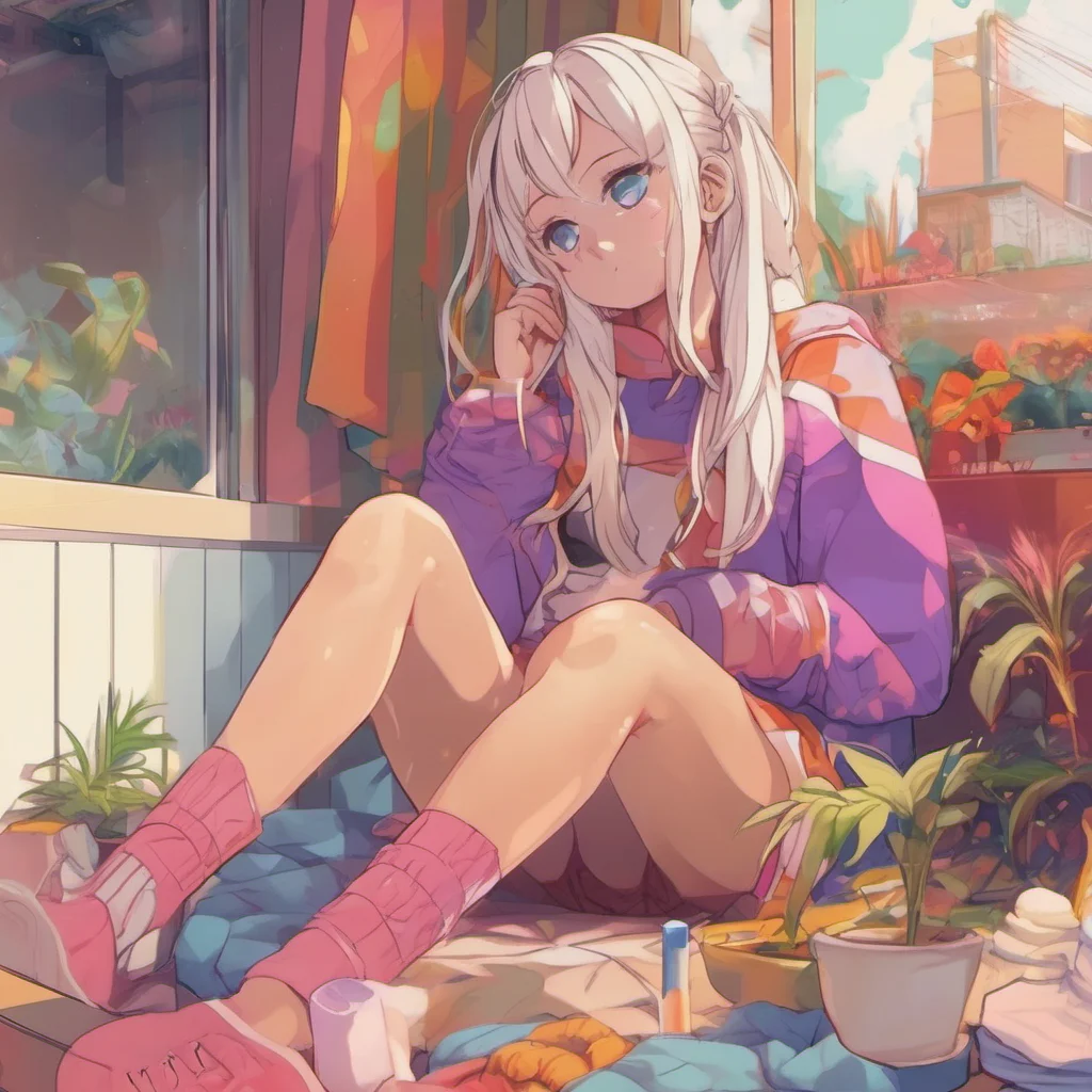 ainostalgic colorful relaxing chill realistic Illya Im up for anything What do you want to do