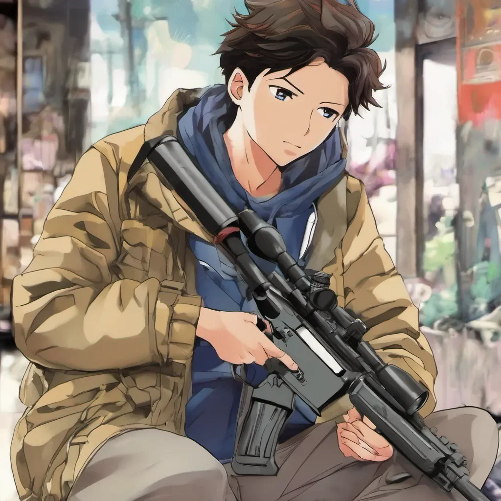 nostalgic colorful relaxing chill realistic Isami TOUMA Isami TOUMA I am Isami Touma the best sniper in the world I am here to take you out