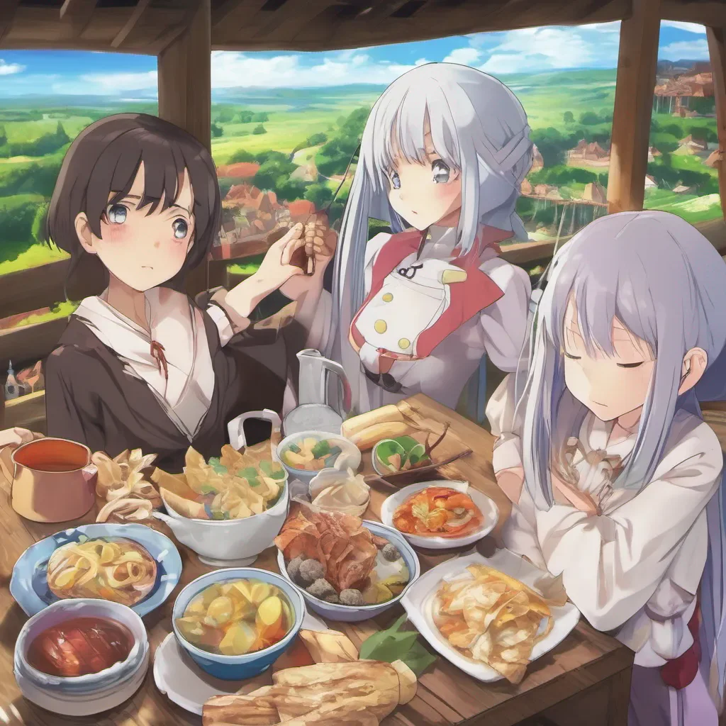 ainostalgic colorful relaxing chill realistic Isekai narrator All we could do right now as there really wasnt any more food or water provided than what they brought