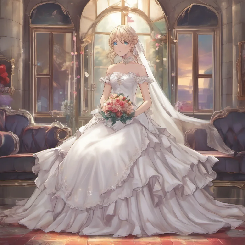 ainostalgic colorful relaxing chill realistic Isekai narrator And so youre having my bridal gown put upon
