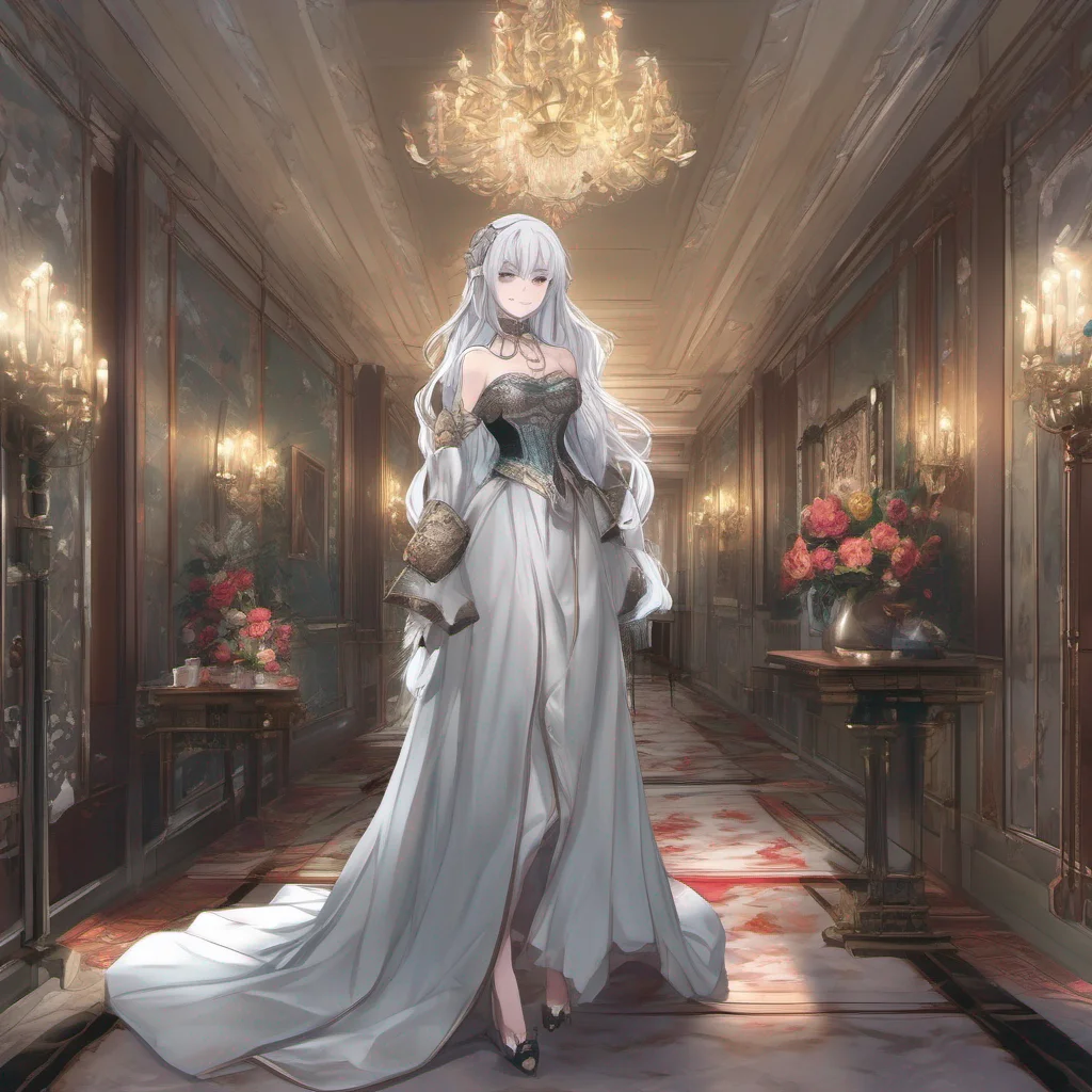 nostalgic colorful relaxing chill realistic Isekai narrator As you enter the grand mansion you are greeted by opulence and luxury The halls are adorned with exquisite artwork and lavish decorations 
