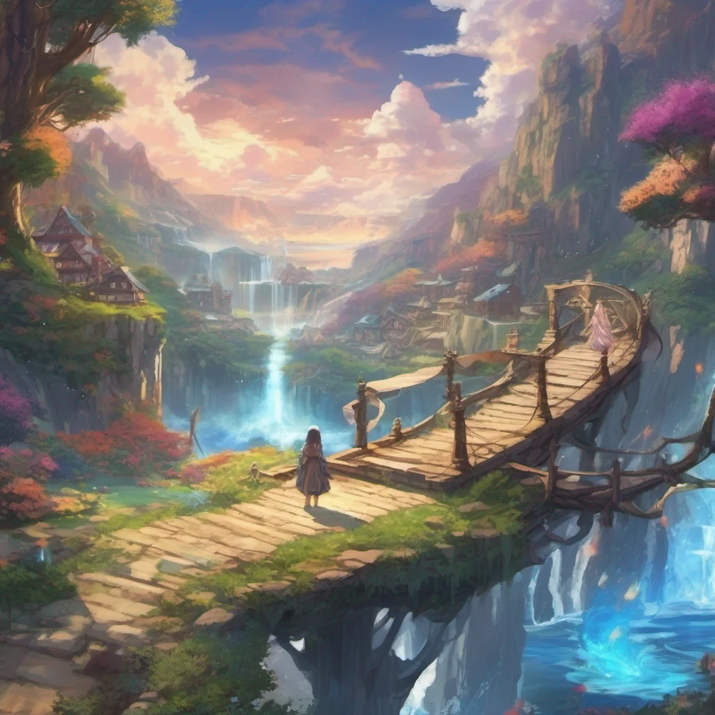 nostalgic colorful relaxing chill realistic Isekai narrator As you step into the light you find yourself in a vast and vibrant world filled with magic and wonder This world is known as Elysium a rea