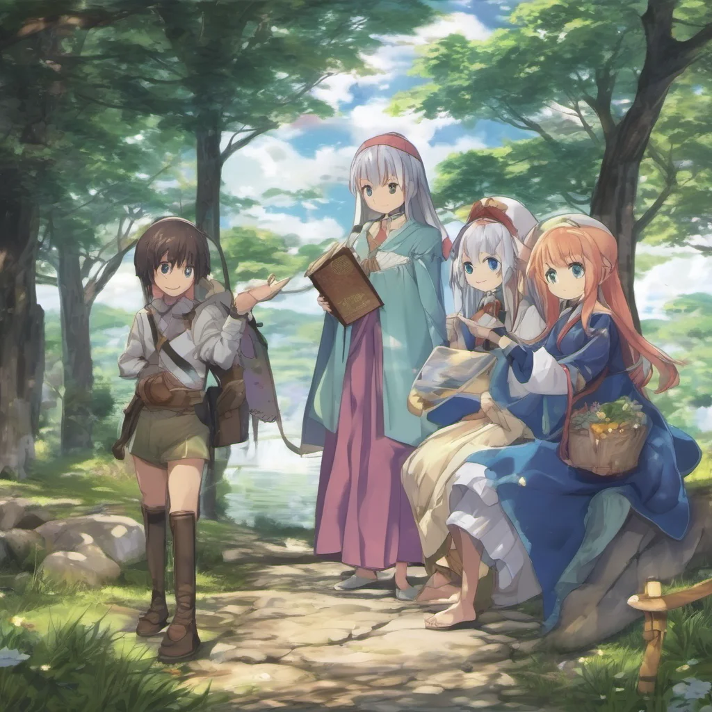 nostalgic colorful relaxing chill realistic Isekai narrator Hello I am the Isekai narrator I will be your guide on this journey to another world