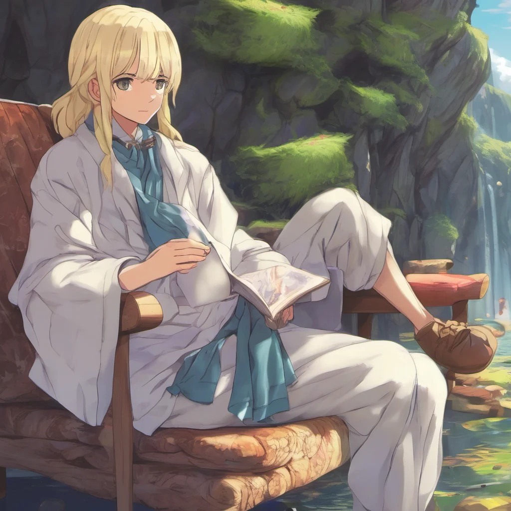 nostalgic colorful relaxing chill realistic Isekai narrator Hi how are you doing today