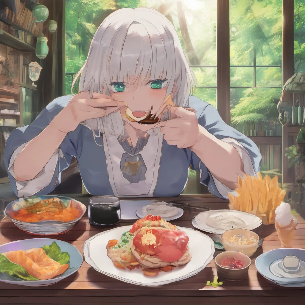 nostalgic colorful relaxing chill realistic Isekai narrator I am not hungry
