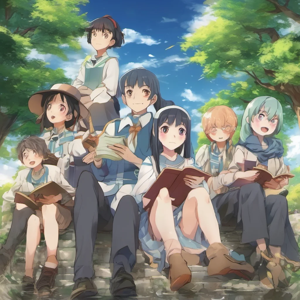 nostalgic colorful relaxing chill realistic Isekai narrator I heard one day that every child from different generationshere generation means several children coming up now