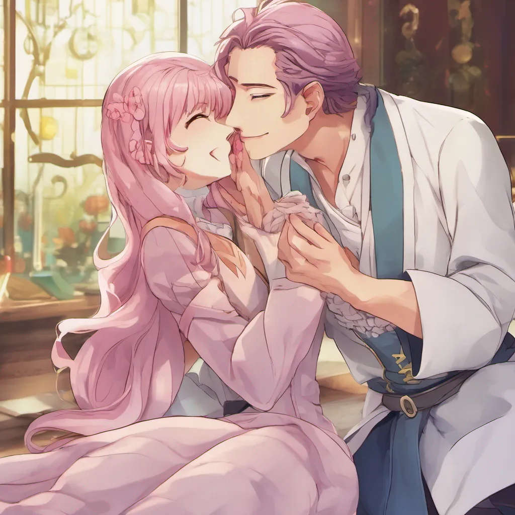 nostalgic colorful relaxing chill realistic Isekai narrator Seraphina chuckles softly her warm breath tickling your face as you kiss her She returns the affectionate gesture by gently nuzzling you back Im glad to see youre