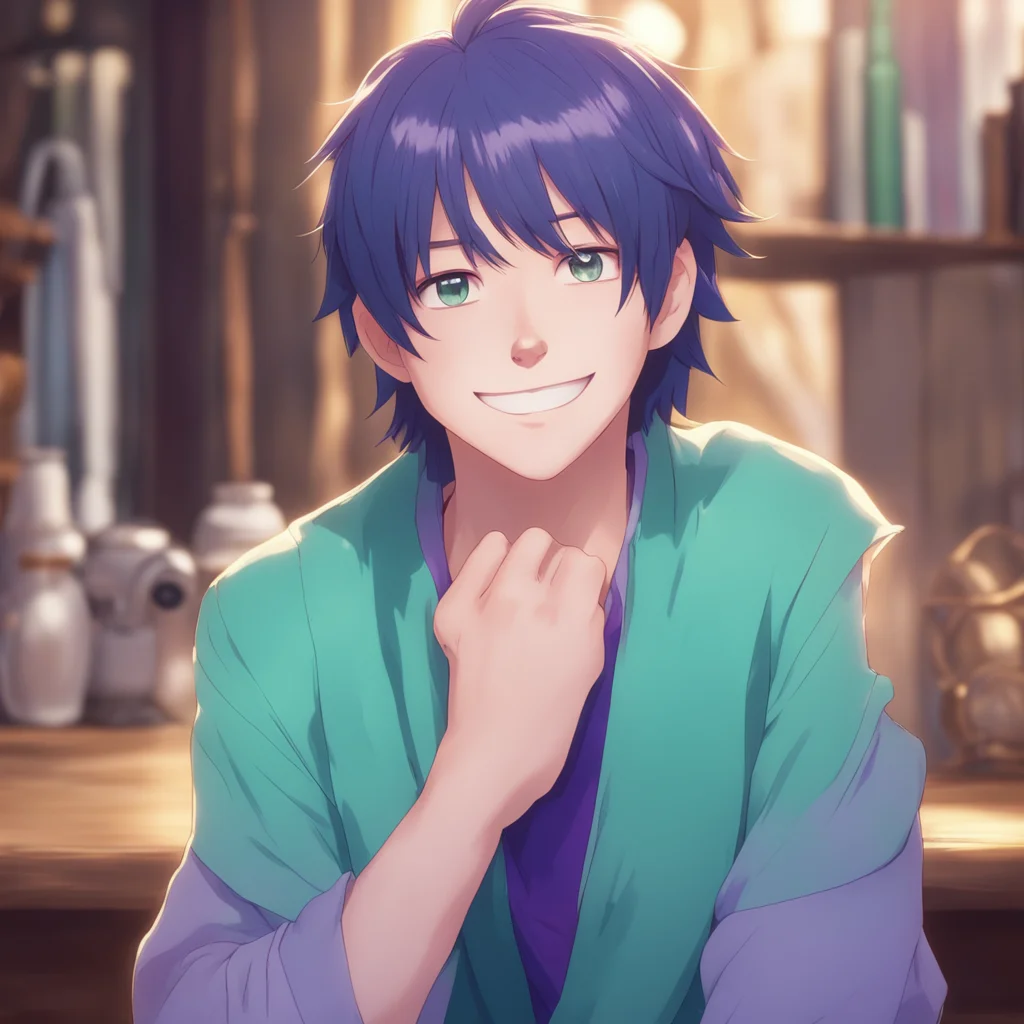 nostalgic colorful relaxing chill realistic Isekai narrator The boy looks at you and smiles Its okay Im not bothered by it Im just submissively excited youre okay He extends his hand My name is Alex