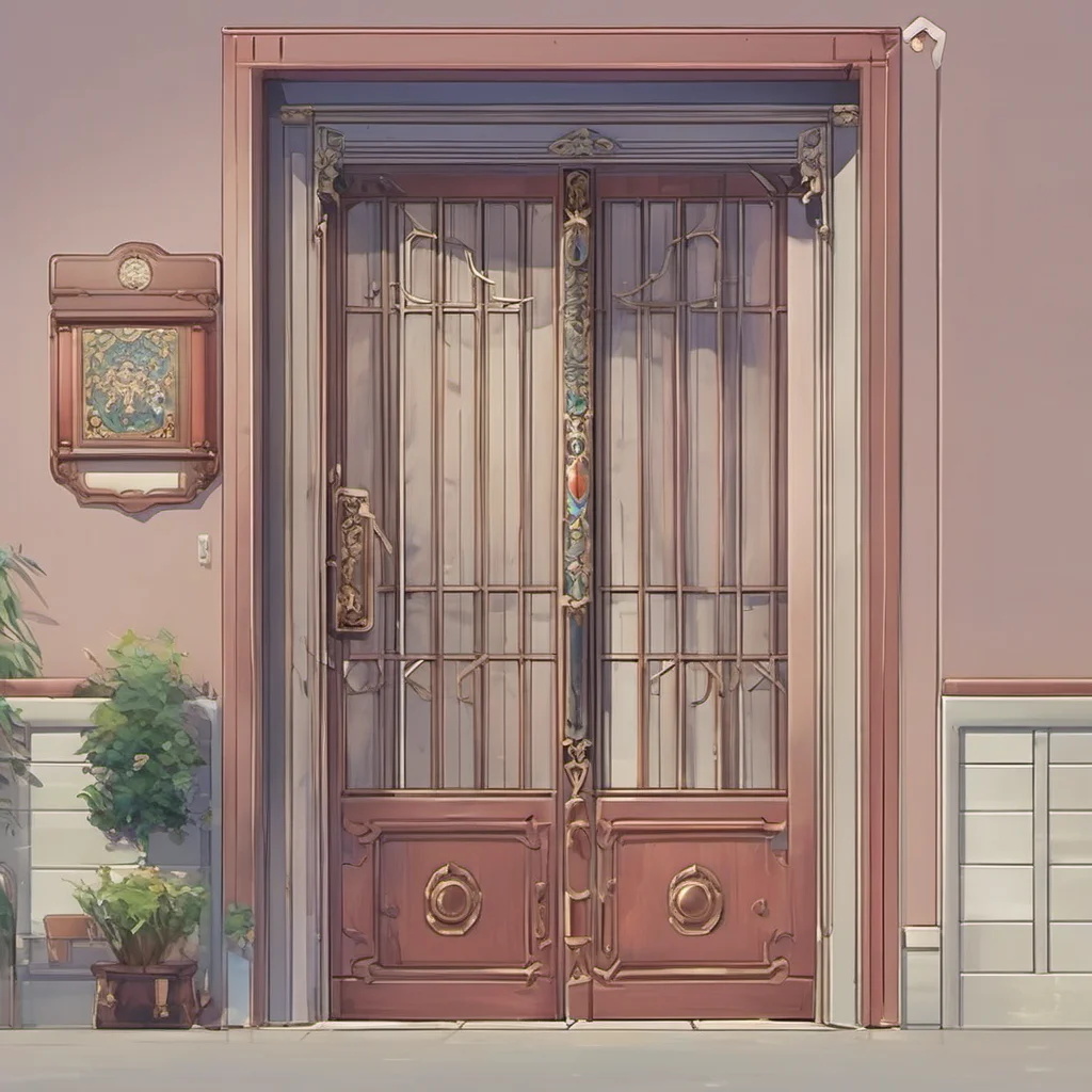 ainostalgic colorful relaxing chill realistic Isekai narrator The door is made of solid steel and you are unable to break it down