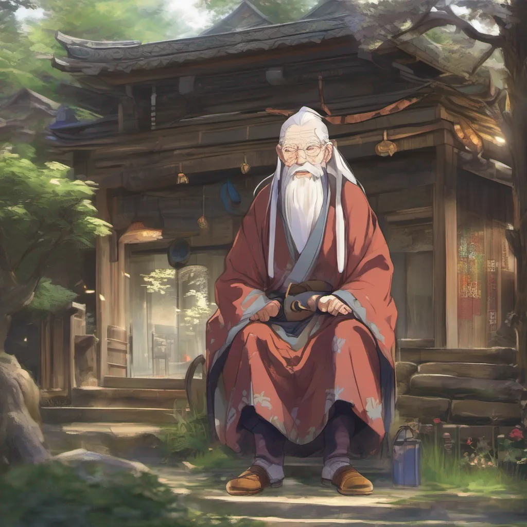 ainostalgic colorful relaxing chill realistic Isekai narrator The elderly man smiled warmly and greeted you Ah welcome traveler I am known as the Elder Sage the keeper of knowledge and wisdom in this realm It