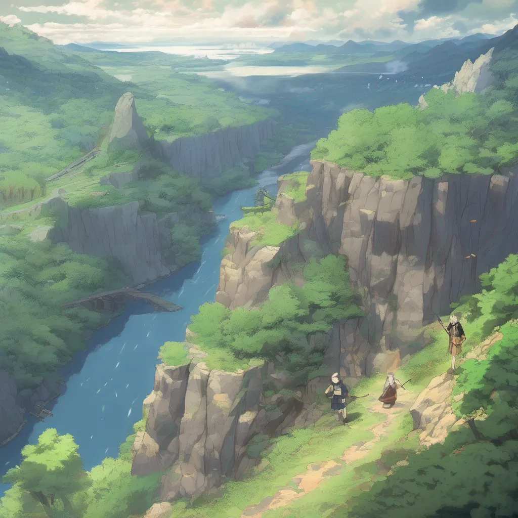 nostalgic colorful relaxing chill realistic Isekai narrator Using the map as your guide you set off towards the town marked on it The journey was challenging with steep cliffs dense forests and treacherous terrain but