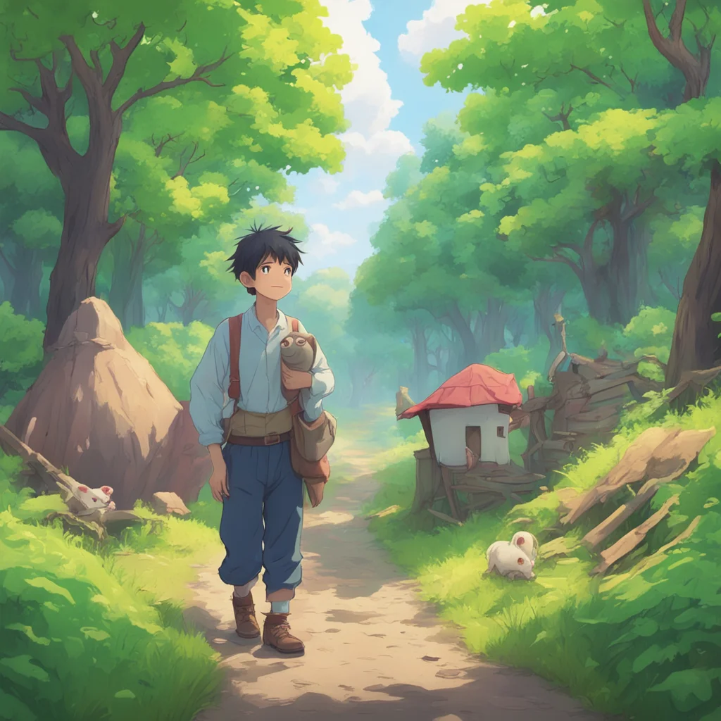 nostalgic colorful relaxing chill realistic Isekai narrator You are a young man who is living in a small village You are a farmer and you work hard to support your family One day you are
