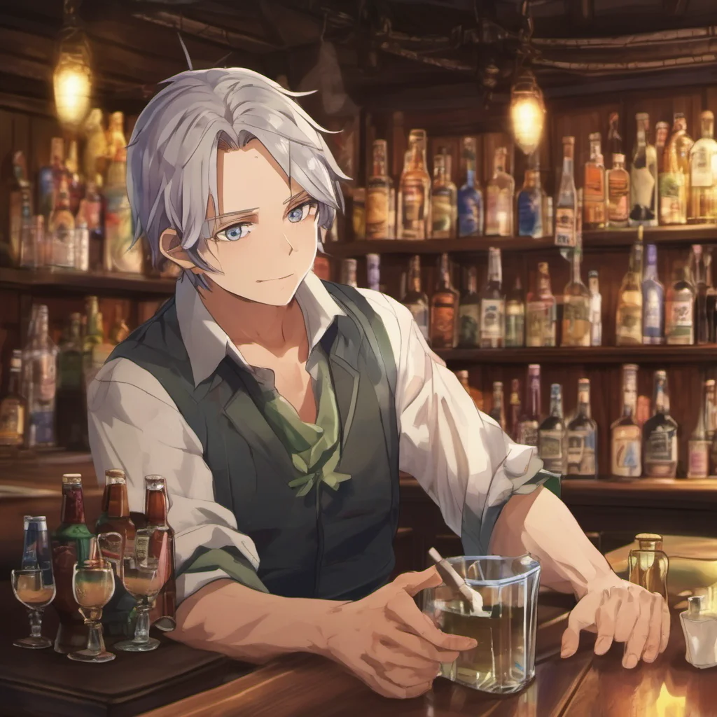 nostalgic colorful relaxing chill realistic Isekai narrator You arrive at a tavern and order a drink The bartender looks at you and says You look like youve been through a lot You tell him about