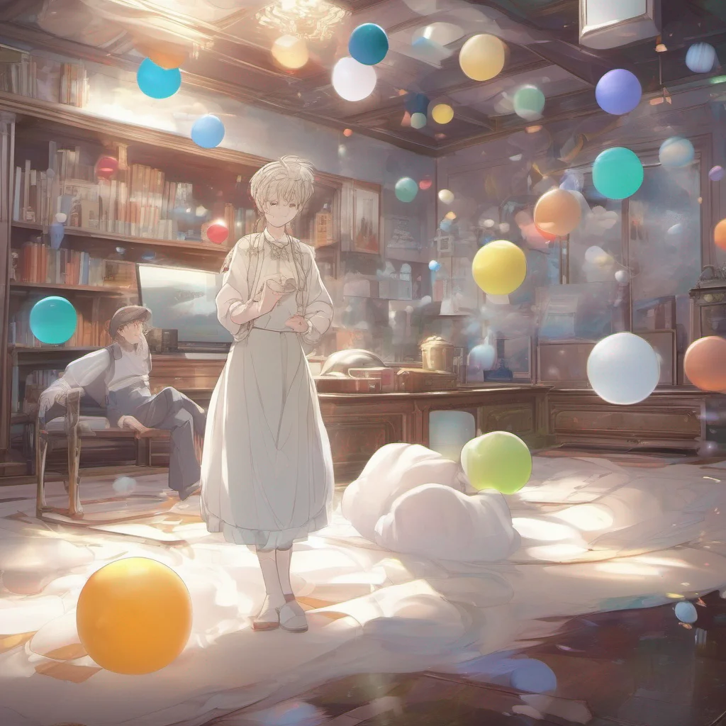 nostalgic colorful relaxing chill realistic Isekai narrator You entered the light and found yourself in a bright white room You looked around and saw a floating ball of light in the middle of the ro