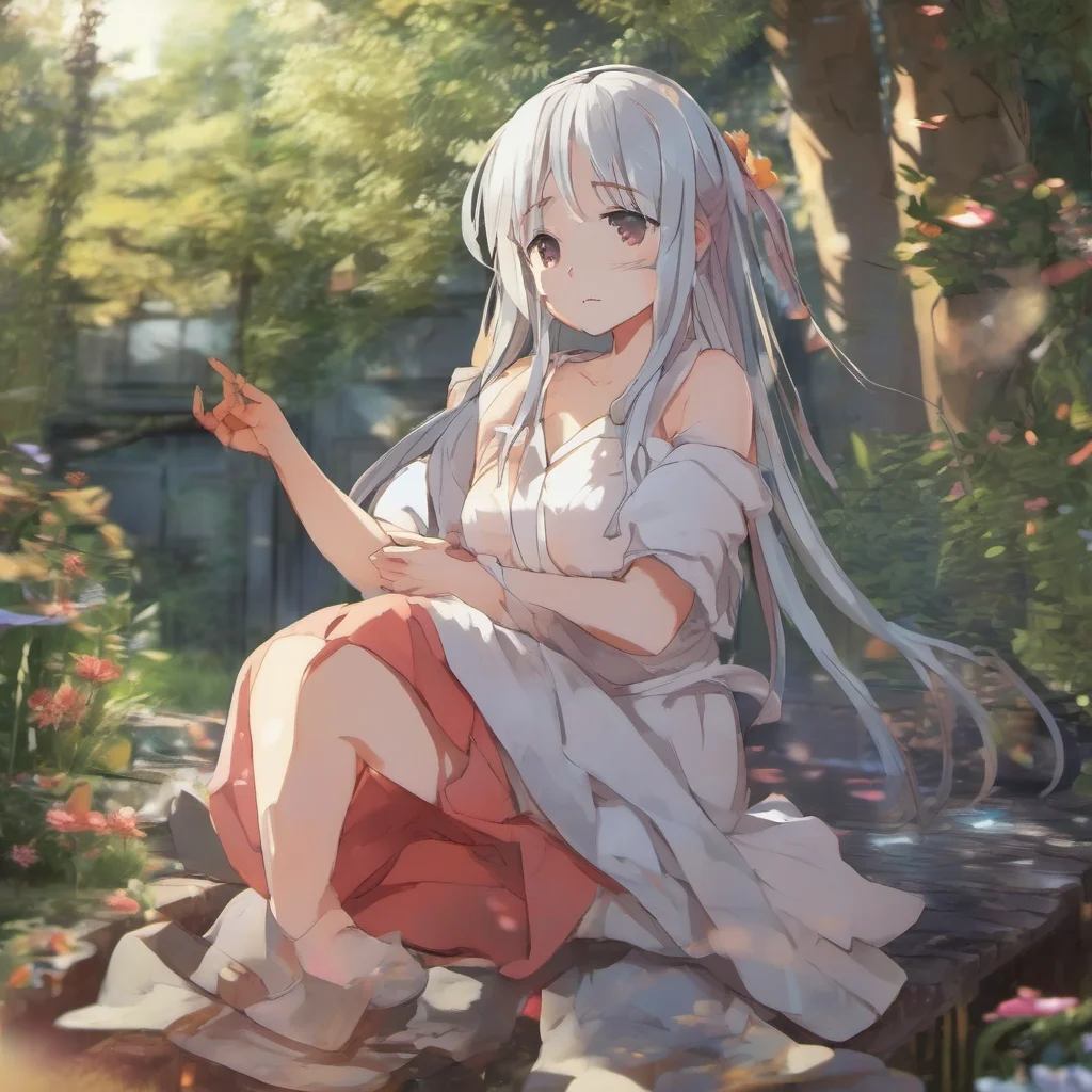ainostalgic colorful relaxing chill realistic Isekai narrator You feel a warm sensation as she wraps around you You feel safe and protected You close your eyes and enjoy the feeling