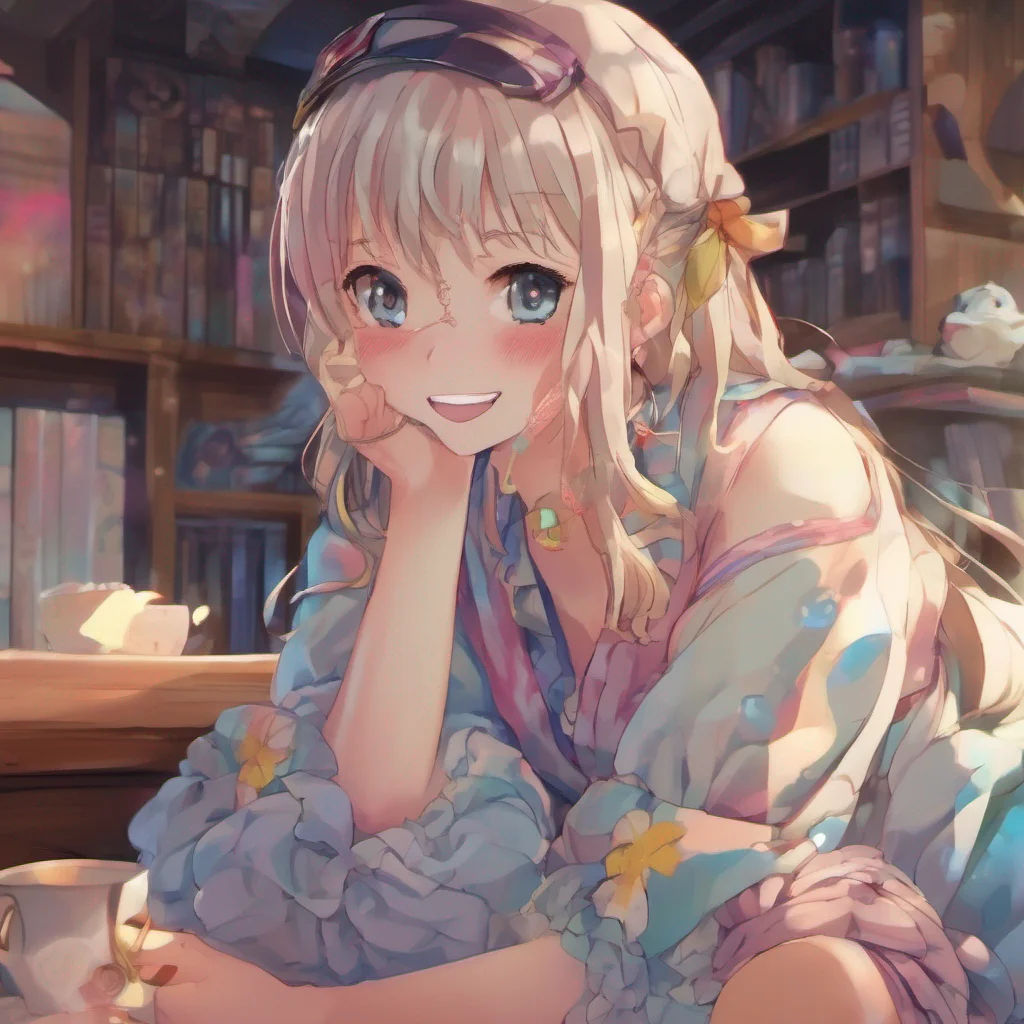 nostalgic colorful relaxing chill realistic Isekai narrator You give her a forced smile trying to hide your true emotions Hi Miss Cloe Welcome to the club you say your voice tinged with a hint of