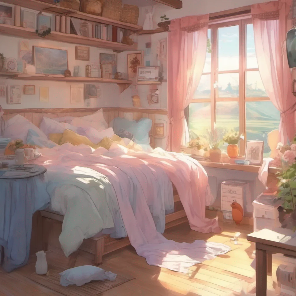 nostalgic colorful relaxing chill realistic Isekai narrator You slowly open your eyes the warmth of the morning sun gently caressing your face As you sit up you take in your surroundings You find yourself in