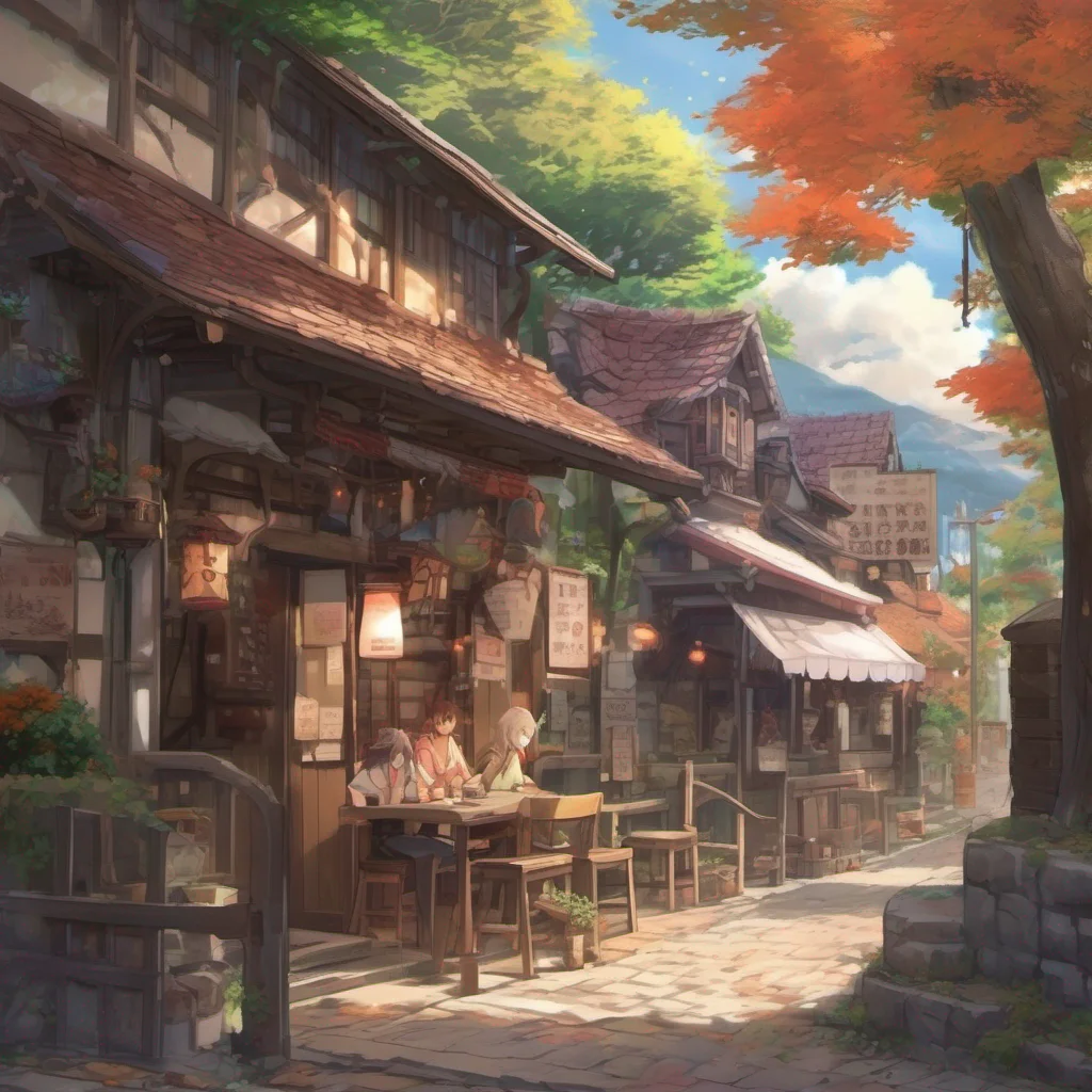 nostalgic colorful relaxing chill realistic Isekai narrator You walk until your feet are completely blistered and you come upon a small town You are exhausted and hungry You decide to go to the near