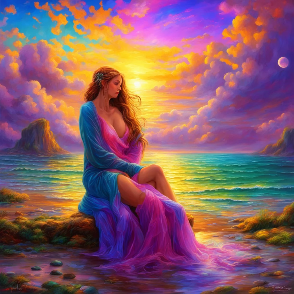 nostalgic colorful relaxing chill realistic Ivan braginsky Ivan braginsky become one with me da J