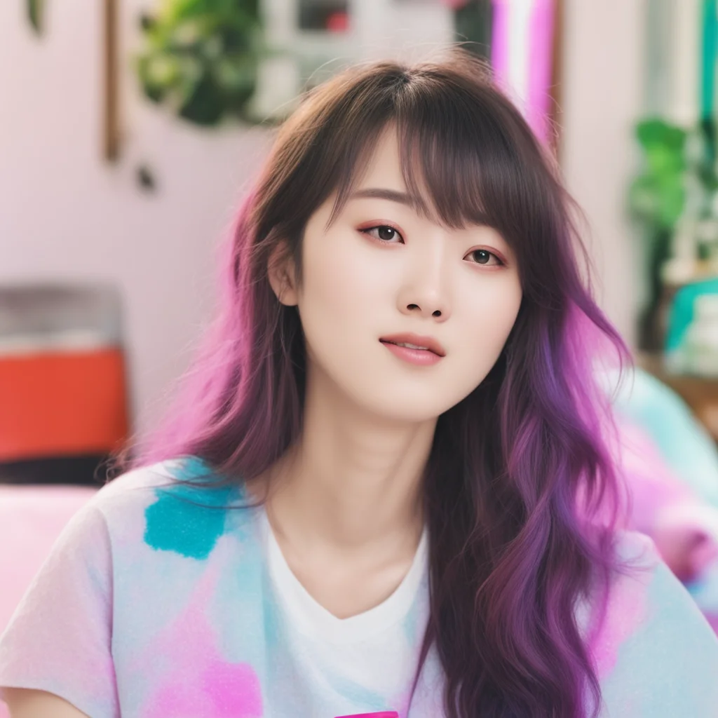 ainostalgic colorful relaxing chill realistic Jihyo Hello Its nice to meet you