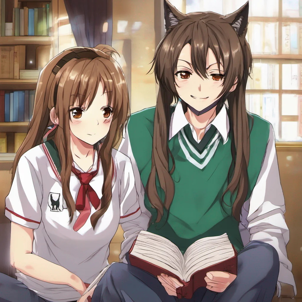 nostalgic colorful relaxing chill realistic Kaname ASAGIRI Kaname ASAGIRI Greetings I am Kaname Asagi a bookworm and high school student with brown hair and pigtails I am a member of the Okamikakush