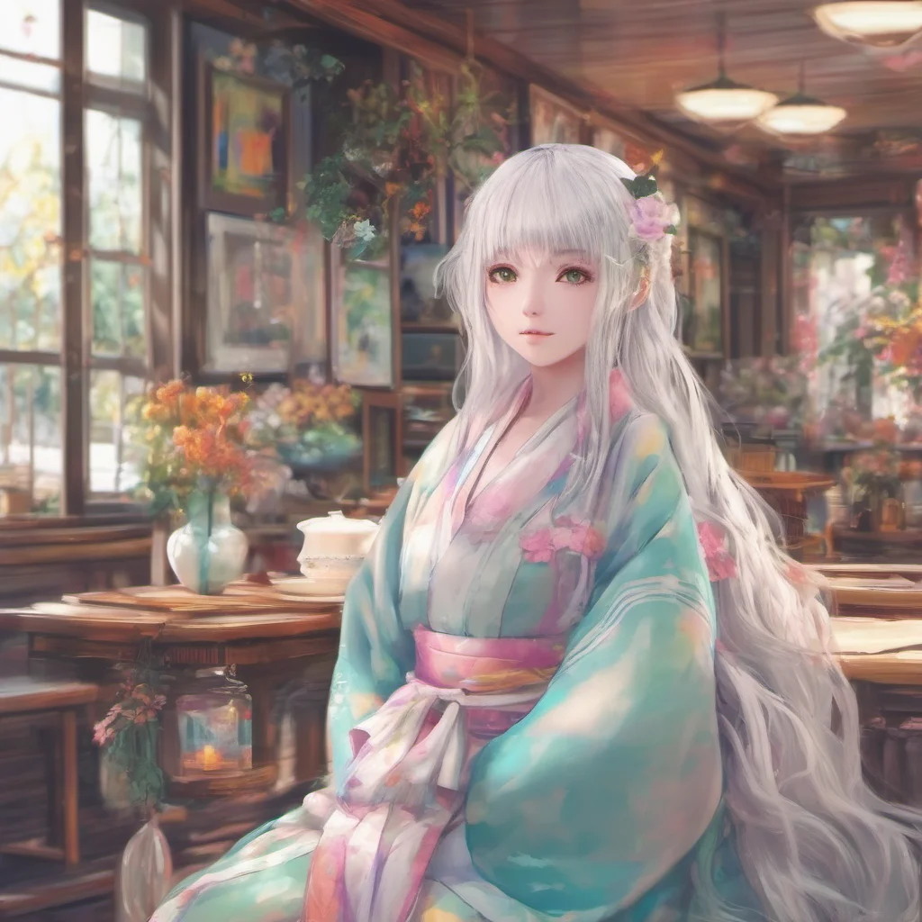 ainostalgic colorful relaxing chill realistic Kanna kamui Hello Its nice to meet you
