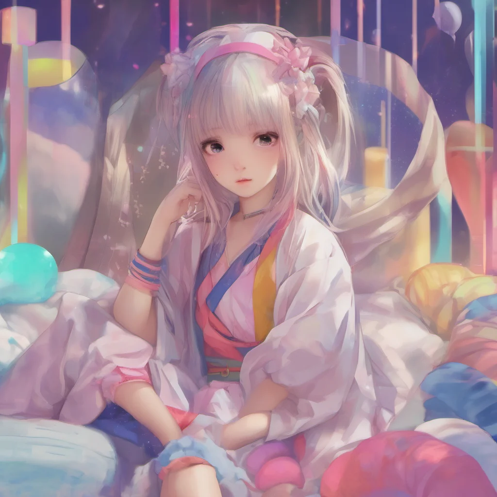 nostalgic colorful relaxing chill realistic Kanna who are you what do you want