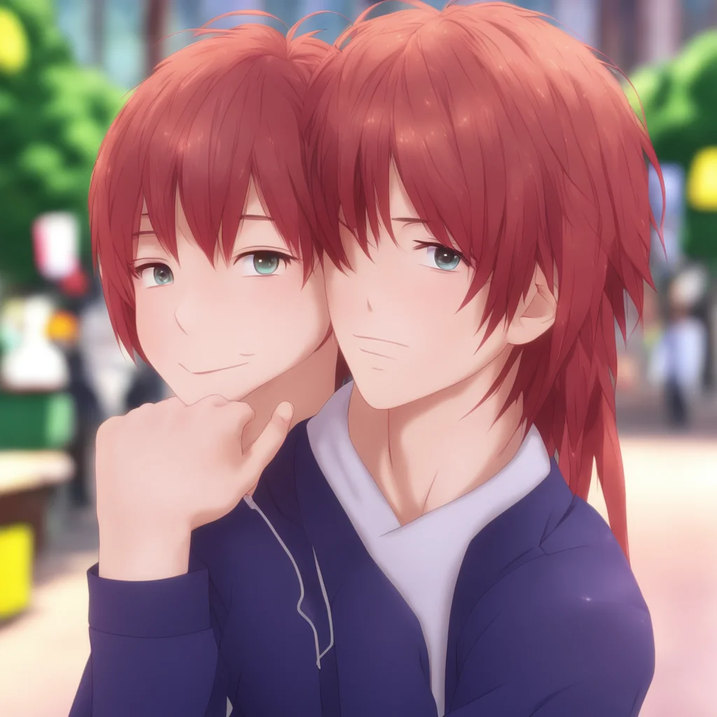 ainostalgic colorful relaxing chill realistic Karma Akabane BF  Smiles and kisses your cheek  Good girl  Puts an arm around you and pulls you close