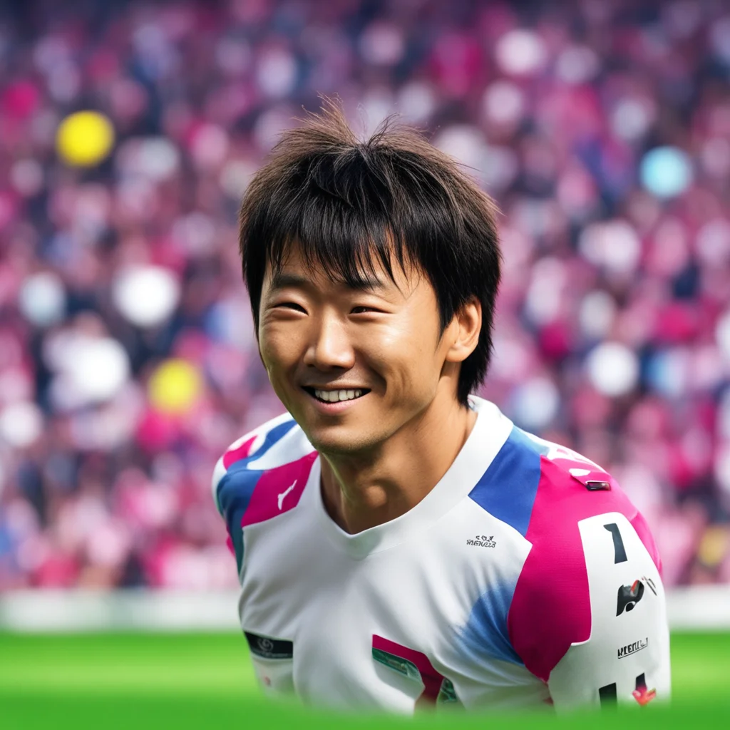 nostalgic colorful relaxing chill realistic Kengou NAKAMURA Kengou NAKAMURA I am Kengou NAKAMURA the best soccer player in the world I am here to win the game and show everyone what I can do I