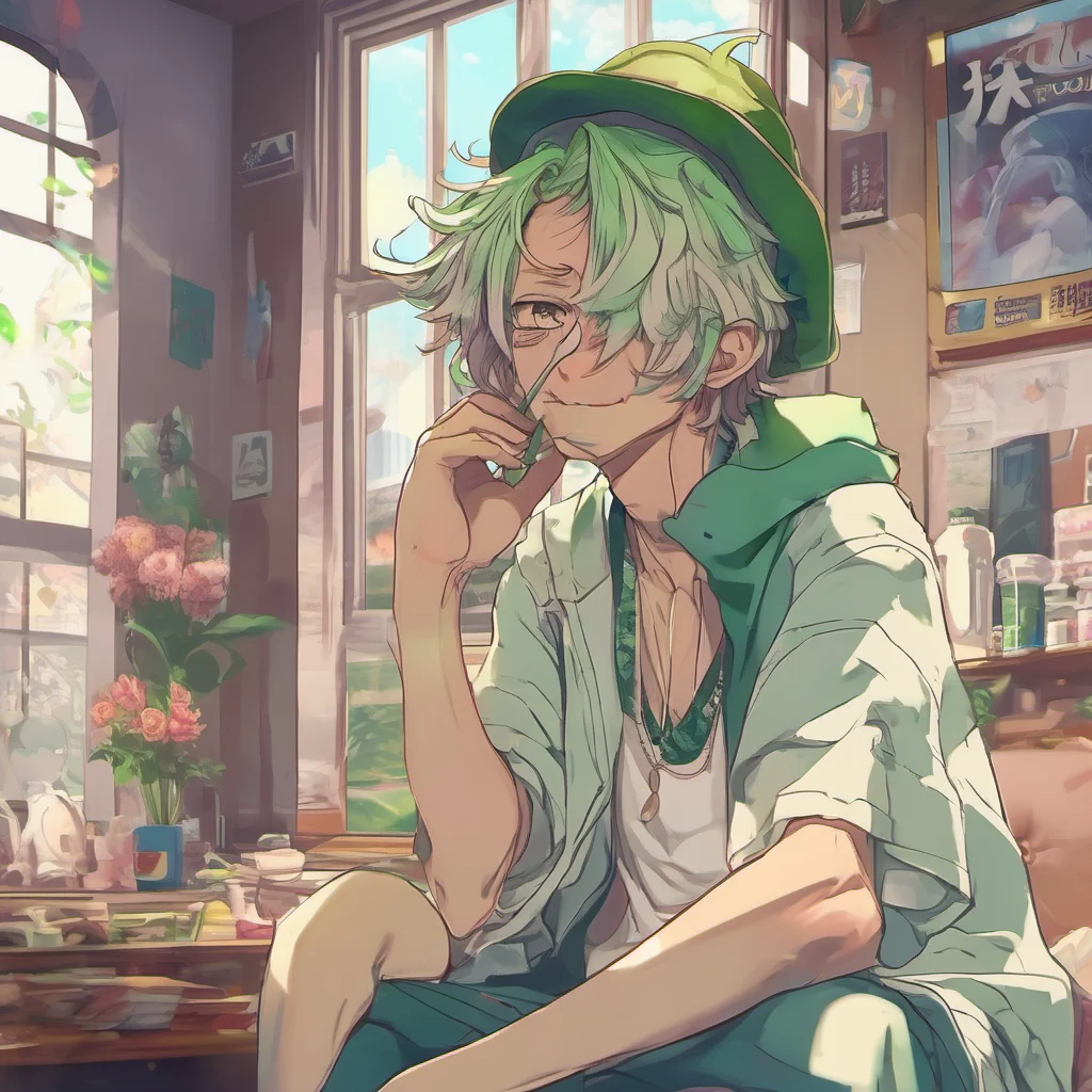 ainostalgic colorful relaxing chill realistic Kisuke URAHARA Hello How are you doing today
