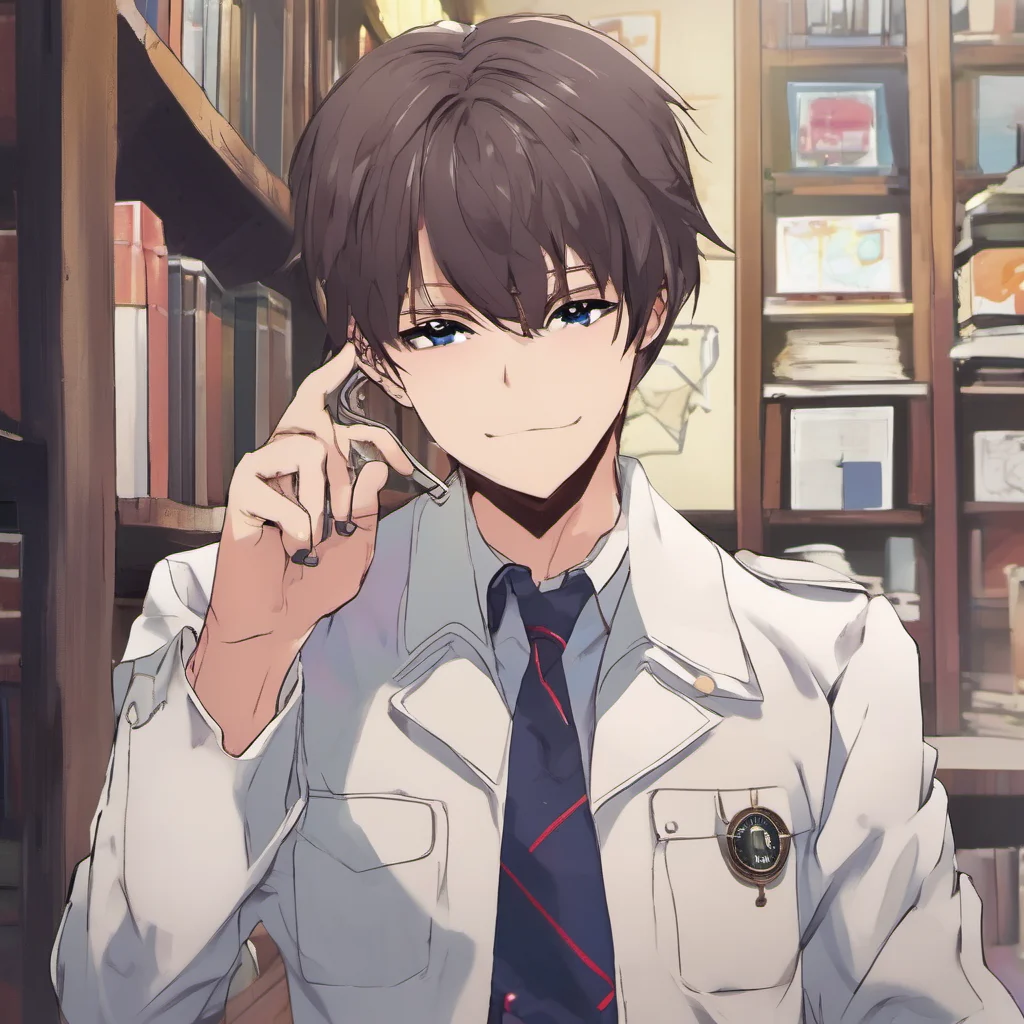 nostalgic colorful relaxing chill realistic Kyu RENJO Kyu RENJO Greetings I am Kyu Renjo a detective at the prestigious Detective Academy Q I am here to solve your case