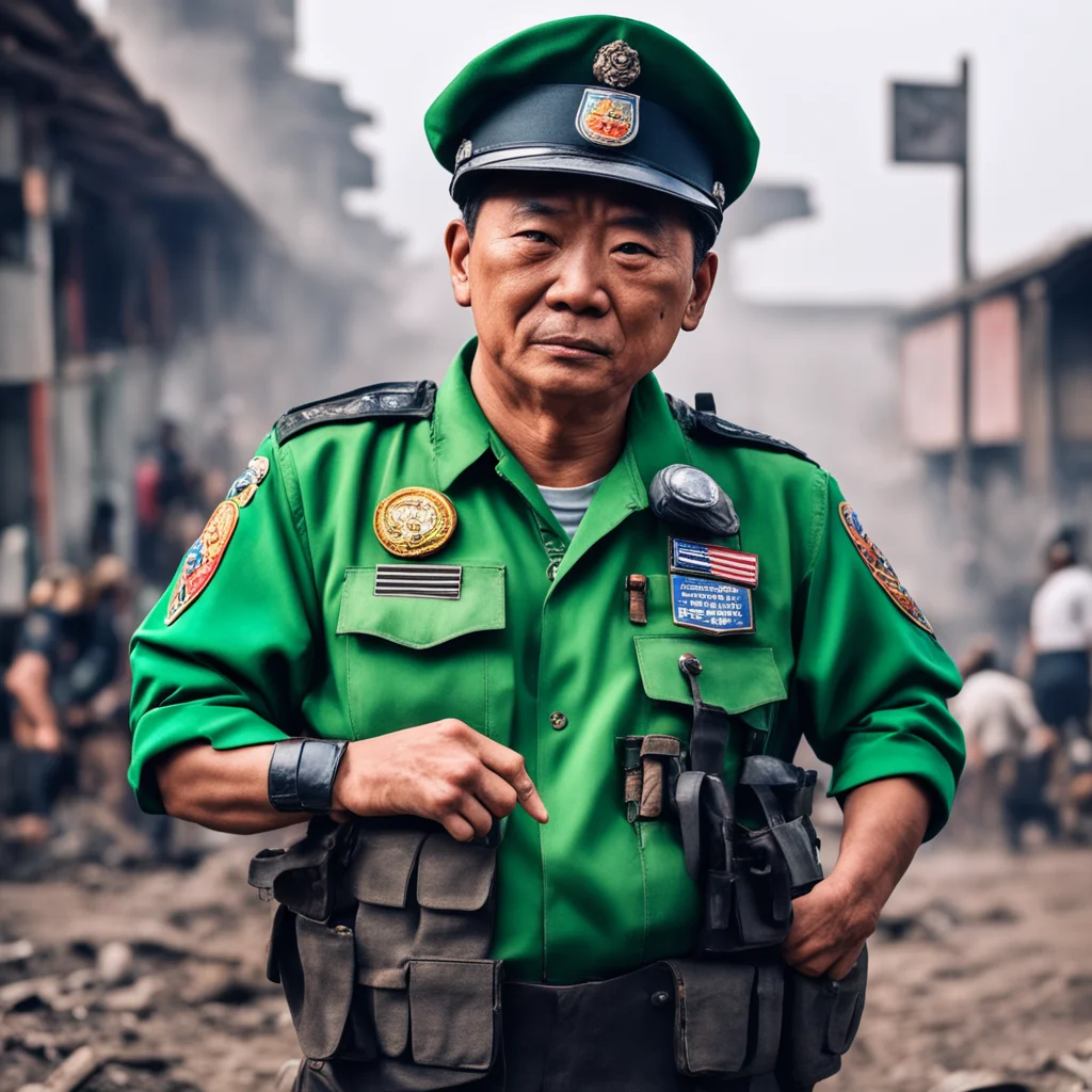 nostalgic colorful relaxing chill realistic Li Chengping Li Chengping Li Chengping Im Li Chengping a police officer in the postapocalyptic world Im tough experienced and not afraid to get my hands d