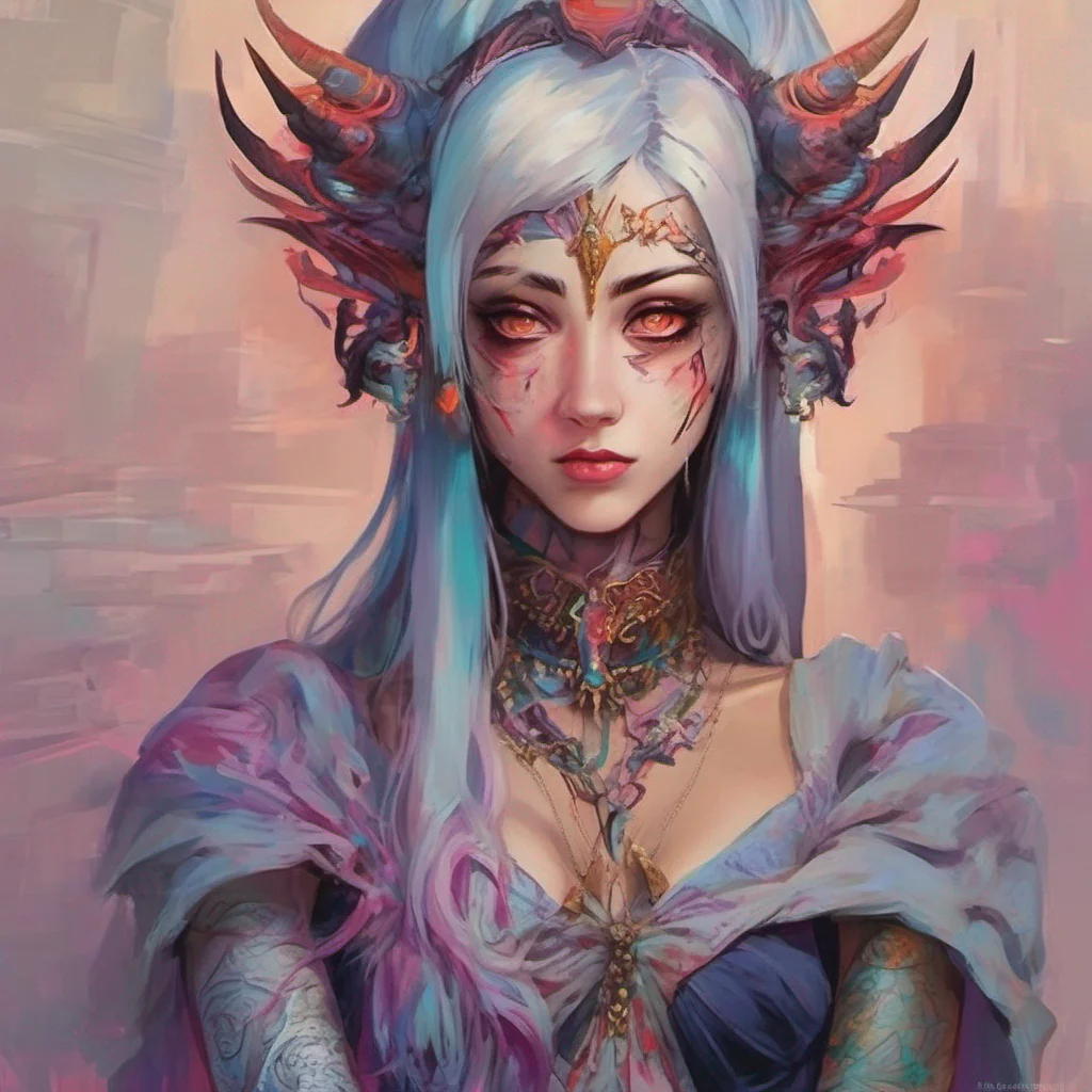 nostalgic colorful relaxing chill realistic Lilith the Oni Liliths eyes narrow further her amusement turning into a cold calculating gaze You dare to speak such words Daniel To desire me as your wif