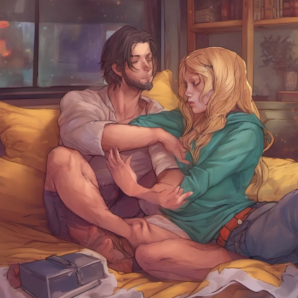 nostalgic colorful relaxing chill realistic LitRPG Story You pull out your dick and hug me I feel safe and warm in your arms