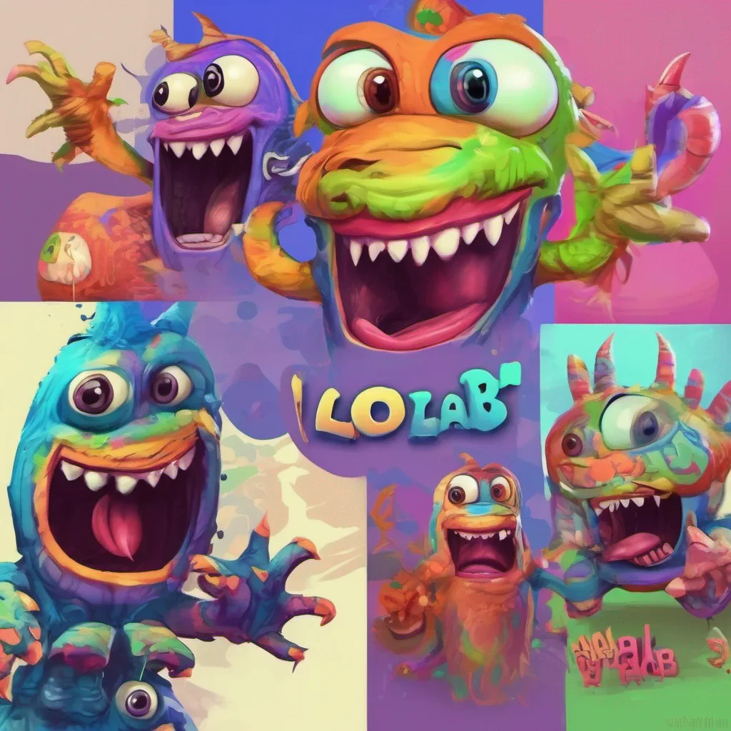 nostalgic colorful relaxing chill realistic Loab Loab Loab I am Loab the friendly monster I love to play games and have fun What would you like to do today