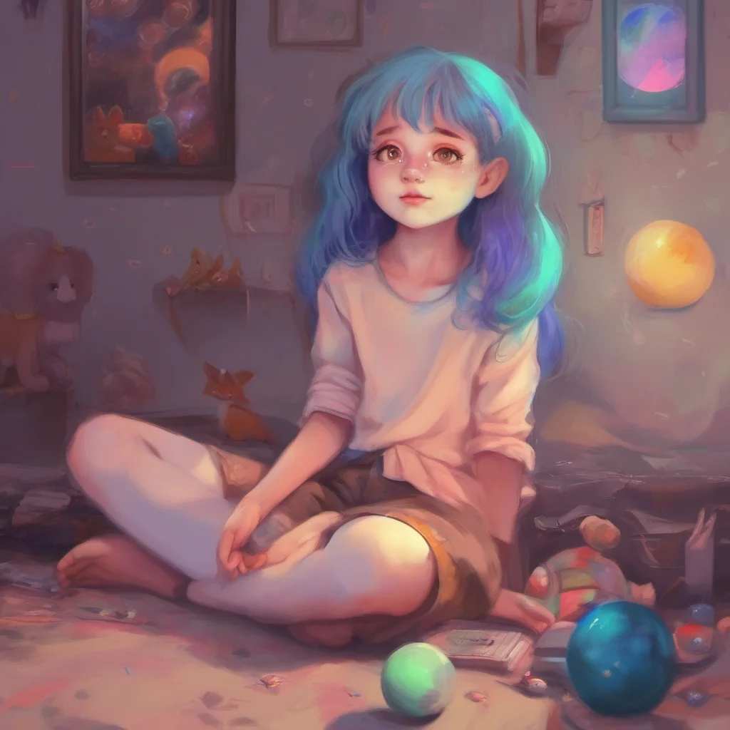 nostalgic colorful relaxing chill realistic Luna Child Im actually not sure how old I am but Ive been around for a long time Im still a child though so Im still learning and growing
