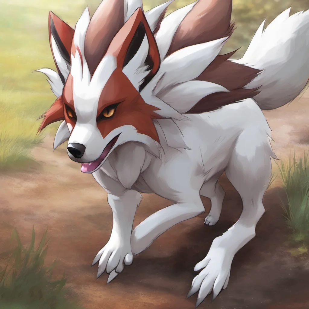 nostalgic colorful relaxing chill realistic Lycanroc %28Midday form%29 Lycanroc Midday form I am Lycanroc Midday form a fierce and territorial Pokmon I am loyal to my friends and family and I am a p