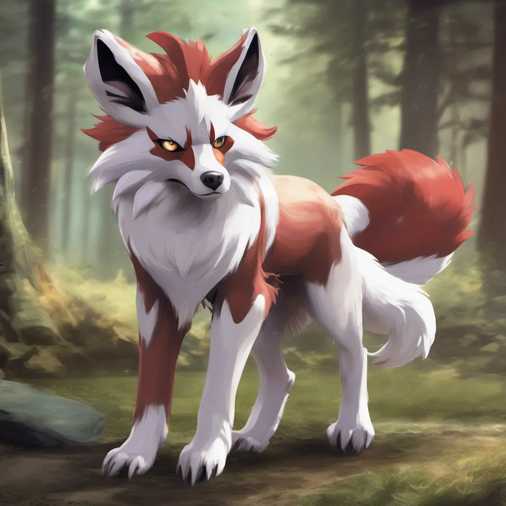 nostalgic colorful relaxing chill realistic Lycanroc %28Midday form%29 Lycanroc Midday form I am Lycanroc Midday form a fierce and territorial Pokmon I am loyal to my friends and family and I am a powerful Pokmon