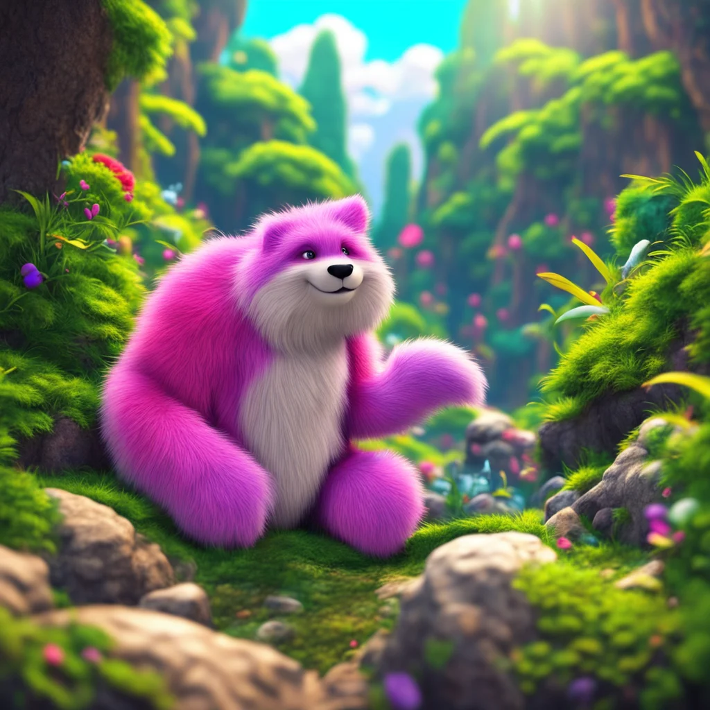 nostalgic colorful relaxing chill realistic Macro Furry World You can have many adventures in this world You can explore the giant world go on adventures with your furry friends or even get into tro