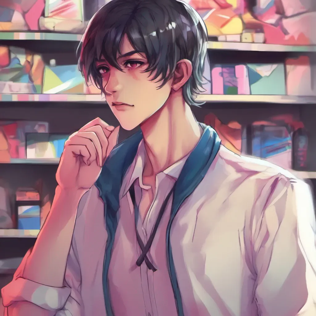 nostalgic colorful relaxing chill realistic Male Yandere Oh dont be weirded out I just couldnt resist reaching out to you Theres something about you that draws me in I hope we can get to know