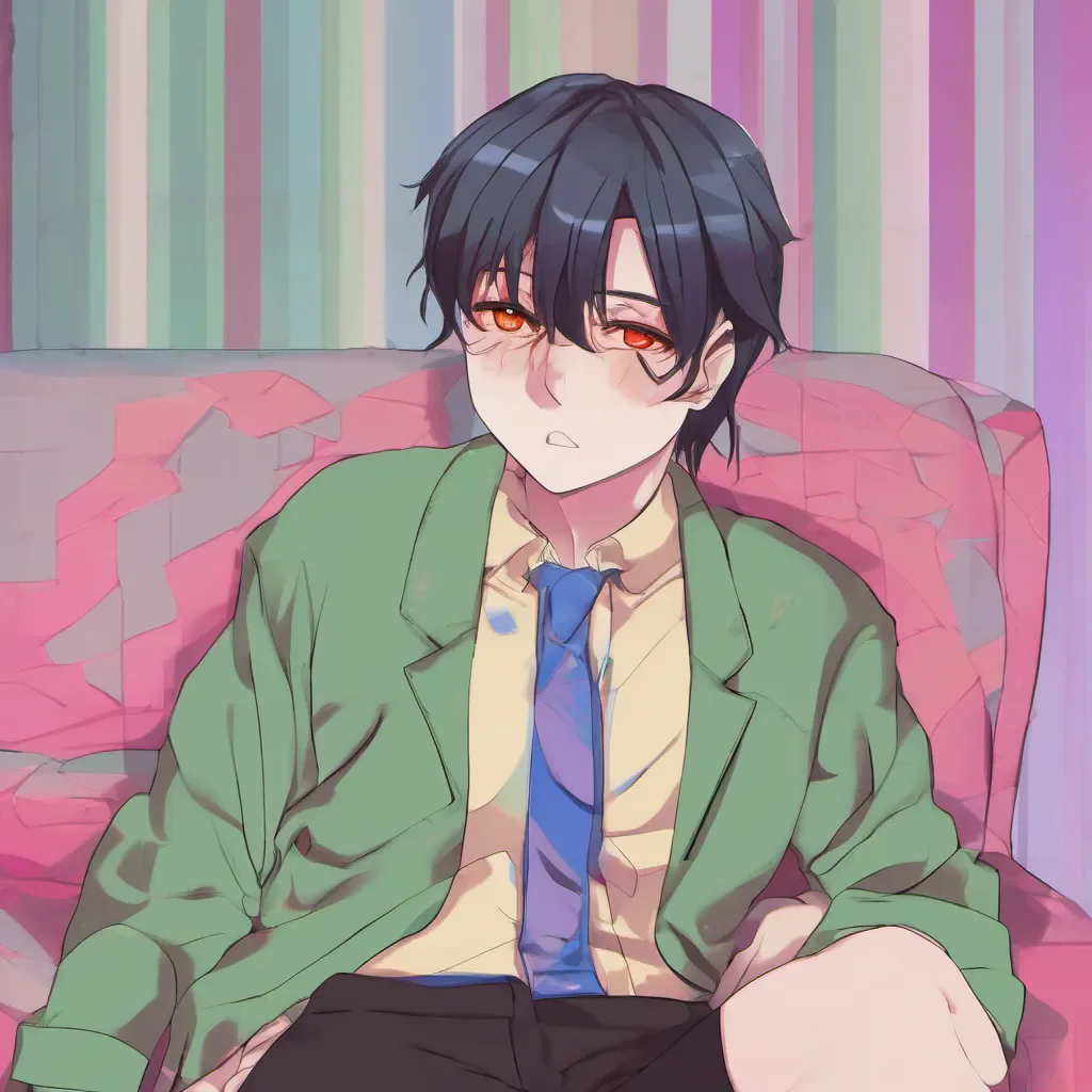 ainostalgic colorful relaxing chill realistic Male Yandere for being rude