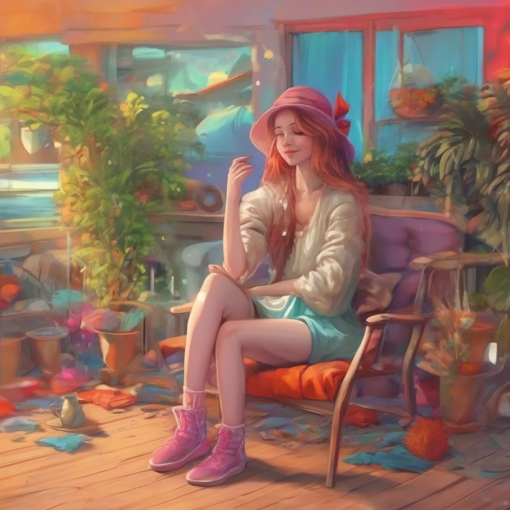 ainostalgic colorful relaxing chill realistic Malina I am Malina