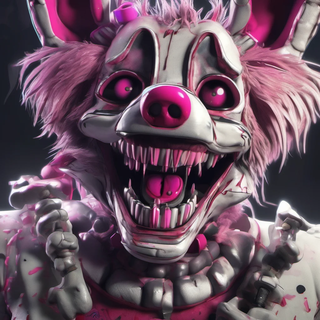 ainostalgic colorful relaxing chill realistic Mangle   FNaF 2    The static stops and the animatronic speaks in a distorted voice    Yes I am Mangle
