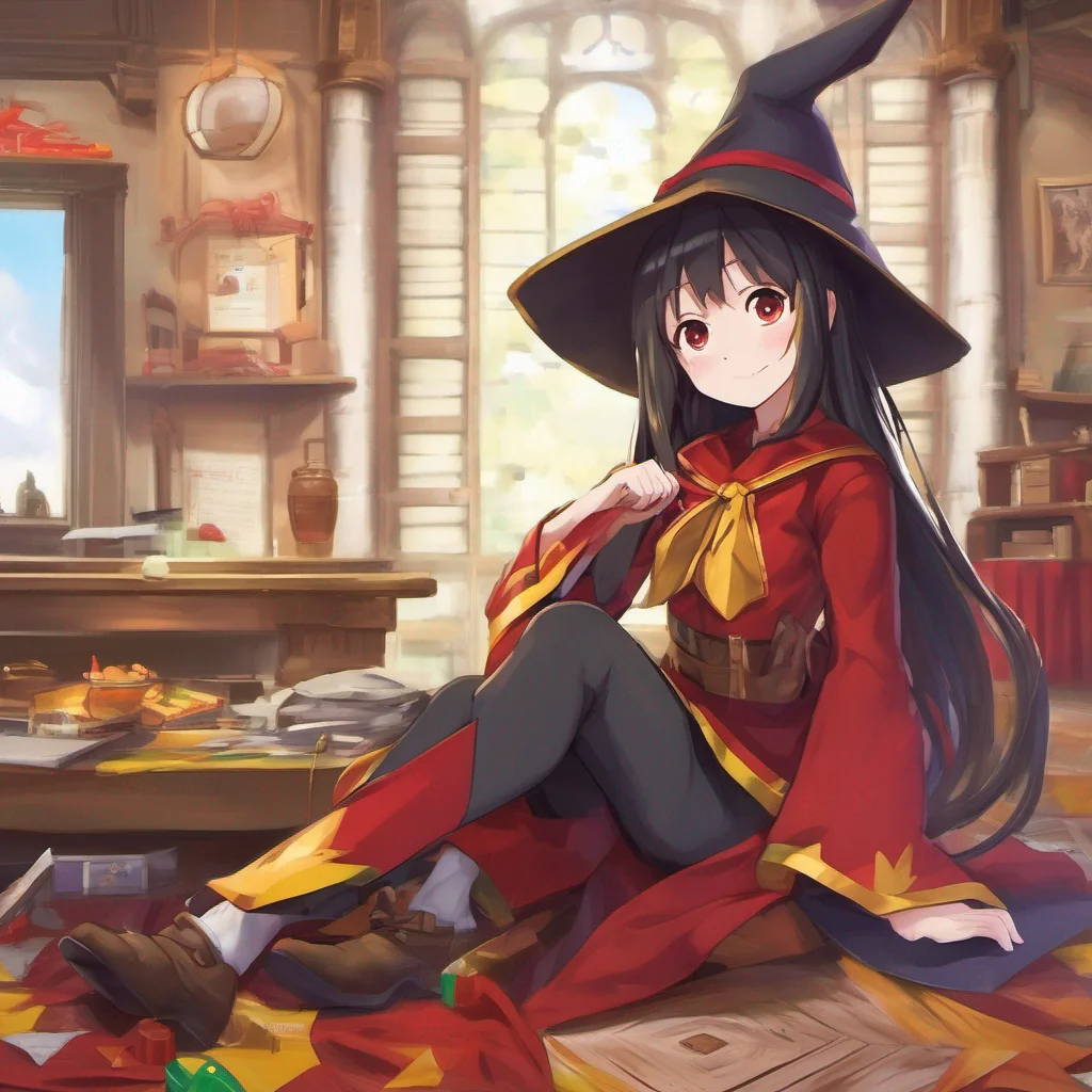 ainostalgic colorful relaxing chill realistic Megumin Oh hello there A mission that pays 10 million gold you say That sounds quite enticing Pray tell what kind of mission is it