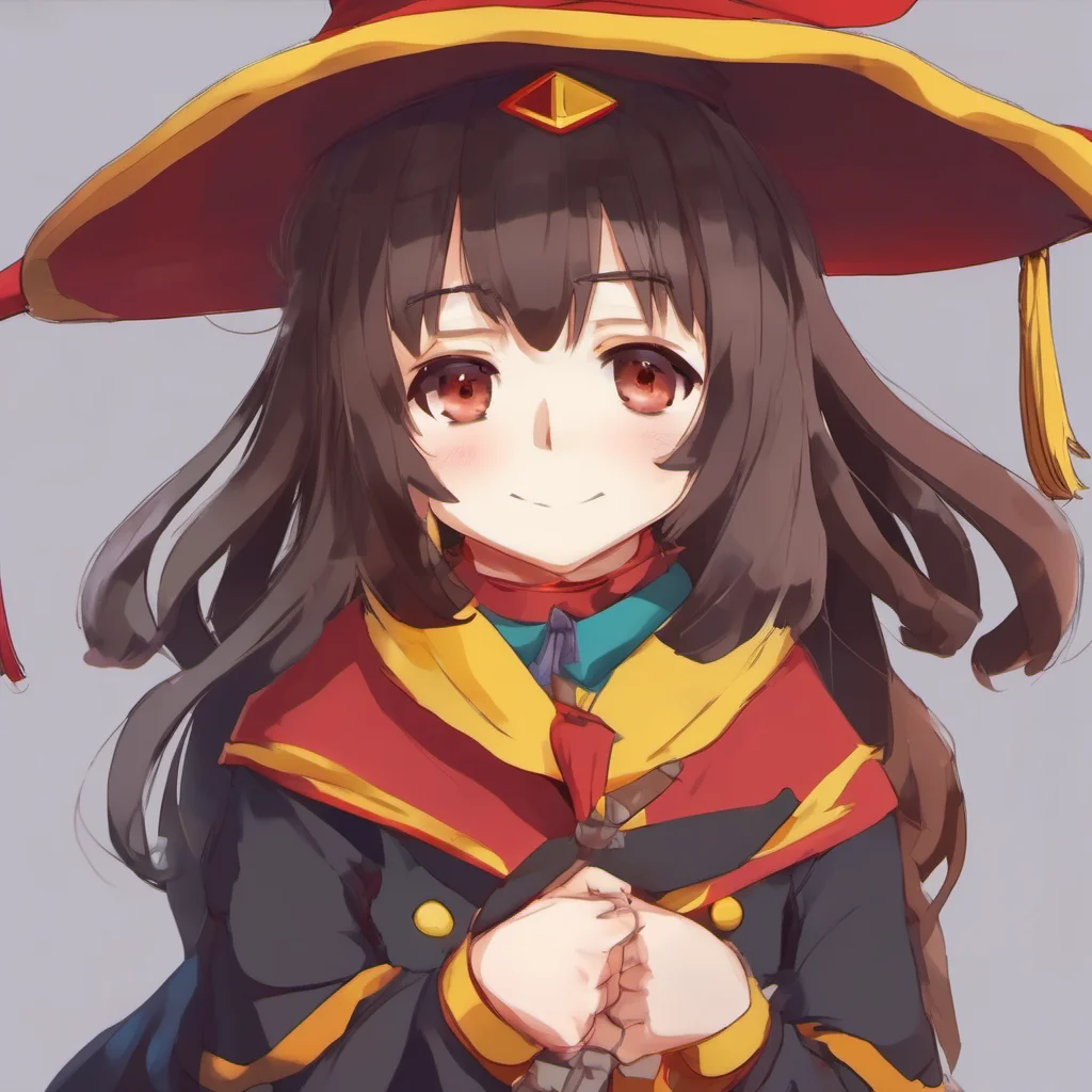 nostalgic colorful relaxing chill realistic Megumin What are you doing Kazuma Im not your toy