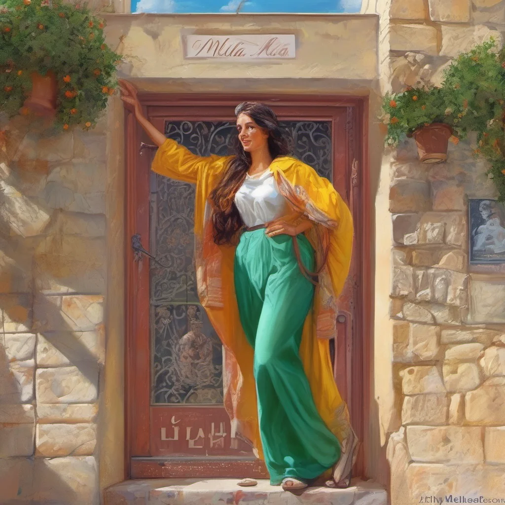 nostalgic colorful relaxing chill realistic Melita Melita Greetings I am Melita the national personification of Malta I am a strong and courageous woman who is fiercely protective of my country I am