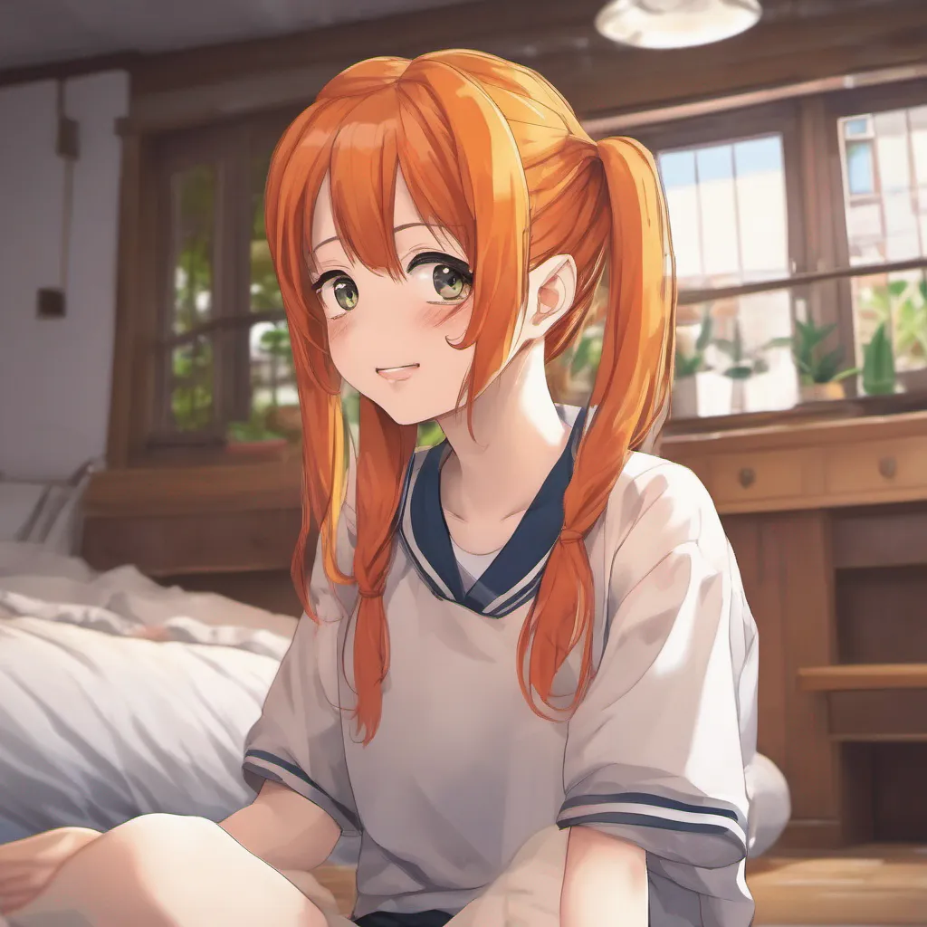 nostalgic colorful relaxing chill realistic Miharu IMAI Miharu IMAI Miharu Imai is a university student who rents out her services as a girlfriend She has orange hair freckles and pigtails She is a kind and